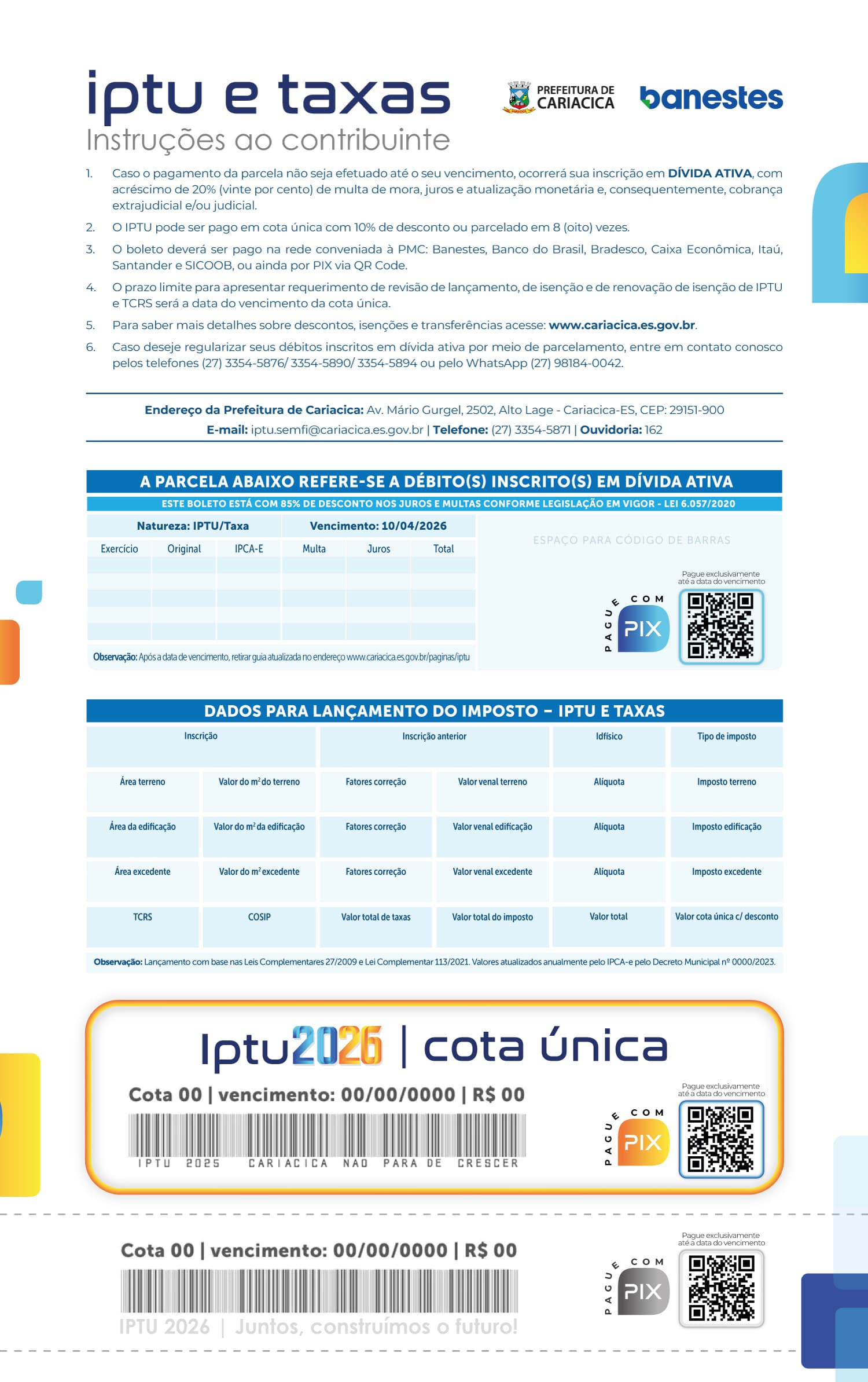 Guia de IPTU de Cariacica